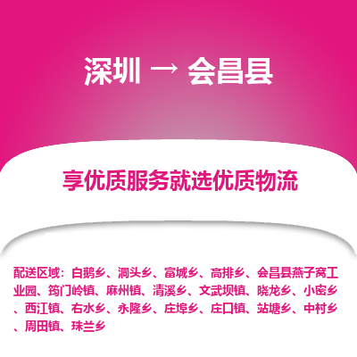 深圳到會昌縣貨運公司(當(dāng)天派送）