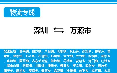 深圳到萬(wàn)源市物流專(zhuān)線(xiàn)-深圳至萬(wàn)源市貨運(yùn)公司
