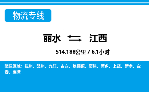 麗水到江西物流專(zhuān)線(xiàn)-麗水至江西貨運(yùn)公司