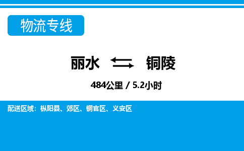 麗水到銅陵物流專(zhuān)線(xiàn)-麗水至銅陵貨運(yùn)公司