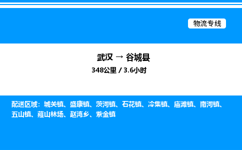 武漢到故城縣物流專線-武漢至故城縣貨運(yùn)公司