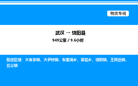 武漢到饒陽縣物流專線-武漢至饒陽縣貨運公司
